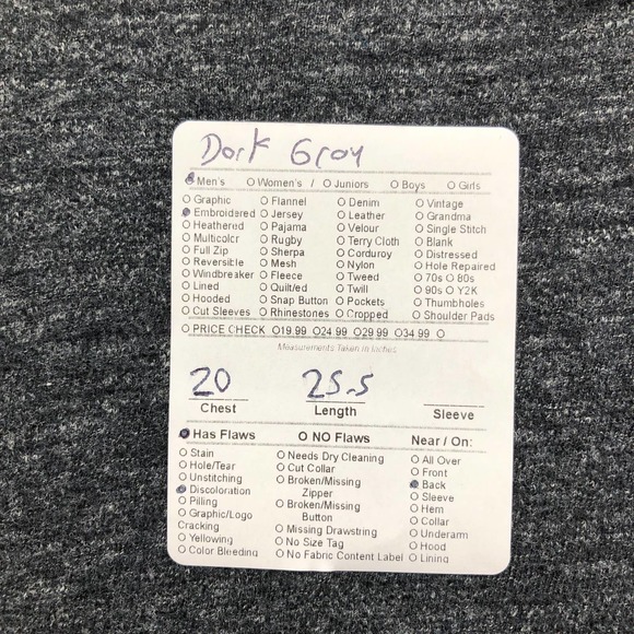 Nike T-Shirt Men's Large L Short Sleeve Embroidered Logo Dark Gray 905404-032 - Picture 2 of 11